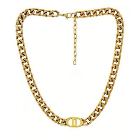 18K Gold Filled Cuban Chain Necklace | 15.9"–18.1" - Picture 3 of 3